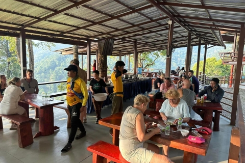 Chiang Mai: El viaje en tirolina más alto y largo con comida tailandesaPaquete Ultimate
