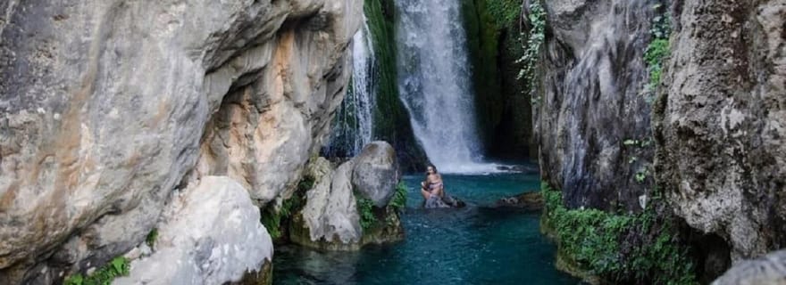 Depuis Santa Pola et Elche : cascades de l'Algar avec transfert