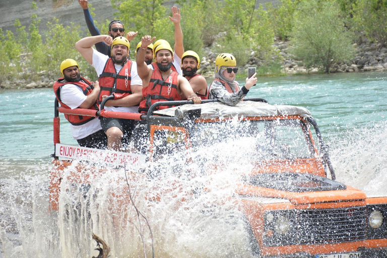 Antalya: Jeep Safari, Buggy Ride, Rafting & Zipline Tour