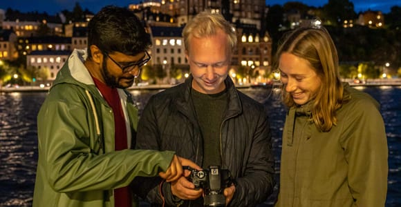 Magischer "Stockholm bei Nacht"-Fotospaziergang