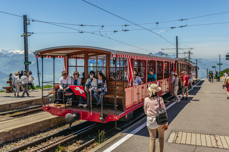 Vitznau: Train Tickets and Rigi Mineral Baths Day Ticket