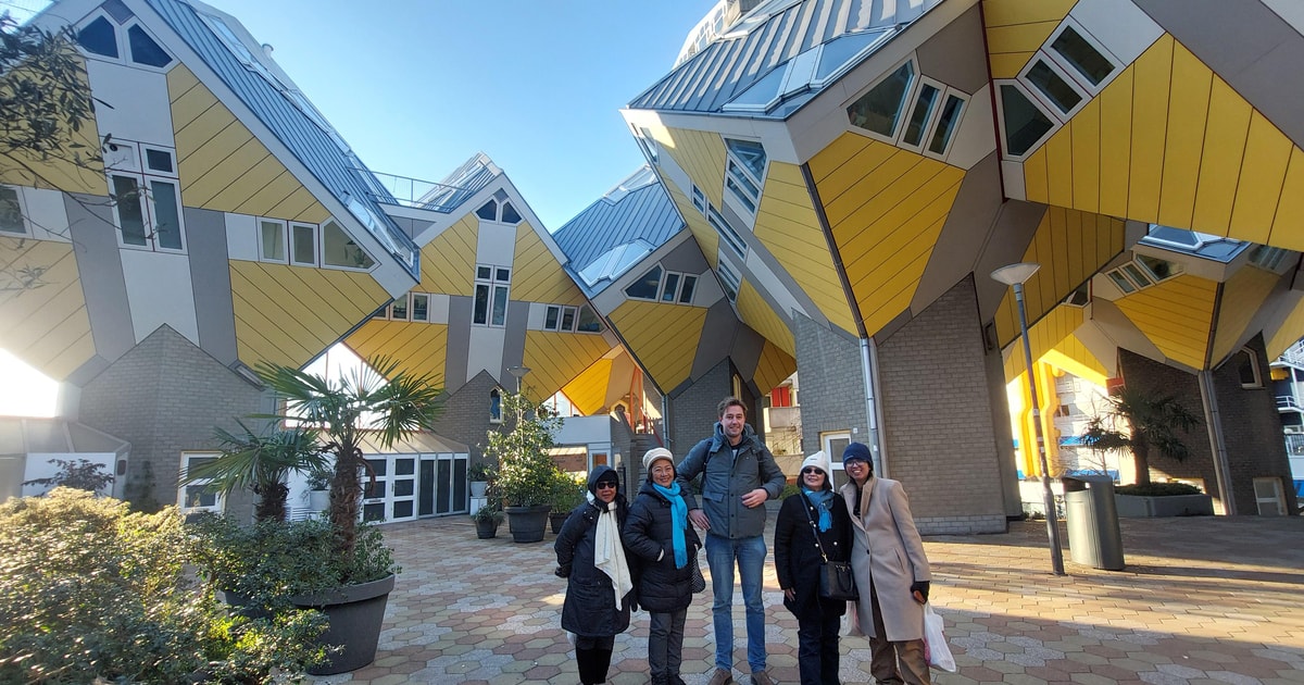 Vanaf Amsterdam Centraal: Dagvullende tour Rotterdam en Delft ...