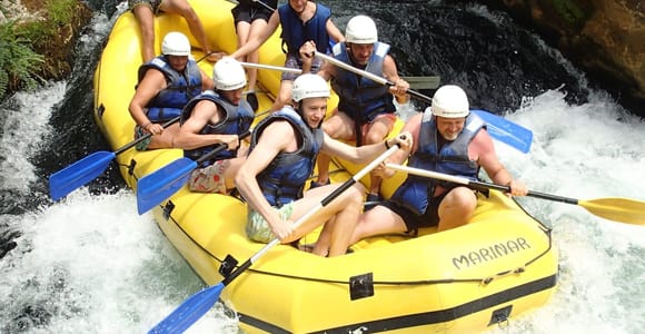 Ab Makarska: Rafting-Tour auf dem Fluss Cetina mit Transfer
