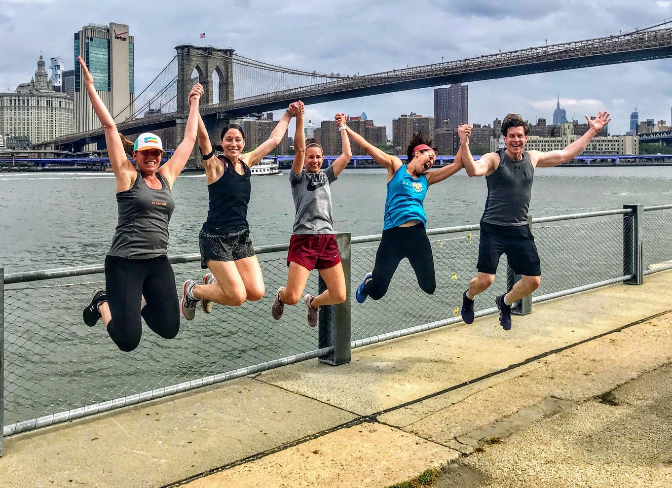 Løbetur på Brooklyn Bridge