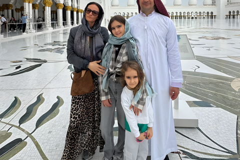 Abu Dhabi Tour Full Day - Grand Mosuqe, Louvre Museum & More Abu Dhabi Full Day Tour - Grand Mosuqe & More - German Guide