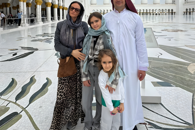 Abu Dhabi Tour Full Day - Grand Mosuqe, Louvre Museum & More Abu Dhabi Full Day Tour - Grand Mosuqe & More - German Guide