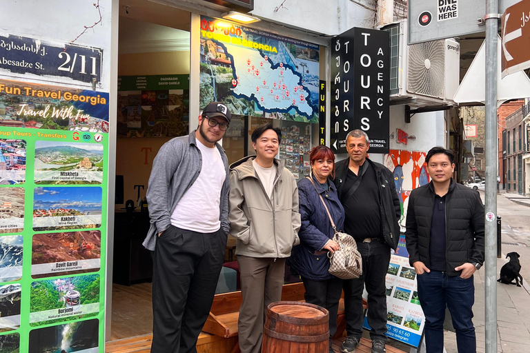 Tbilisi: tour met elektrische auto en kabelbaan met gids