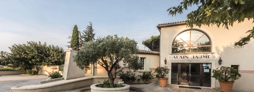 Châteauneuf du Pape : Visite des vignobles Alain Jaume et repas gourmand