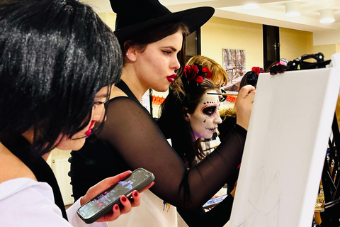 Halloween Painting Party with Wine in Warsaw! Halloween Painting and wine in Warsaw!