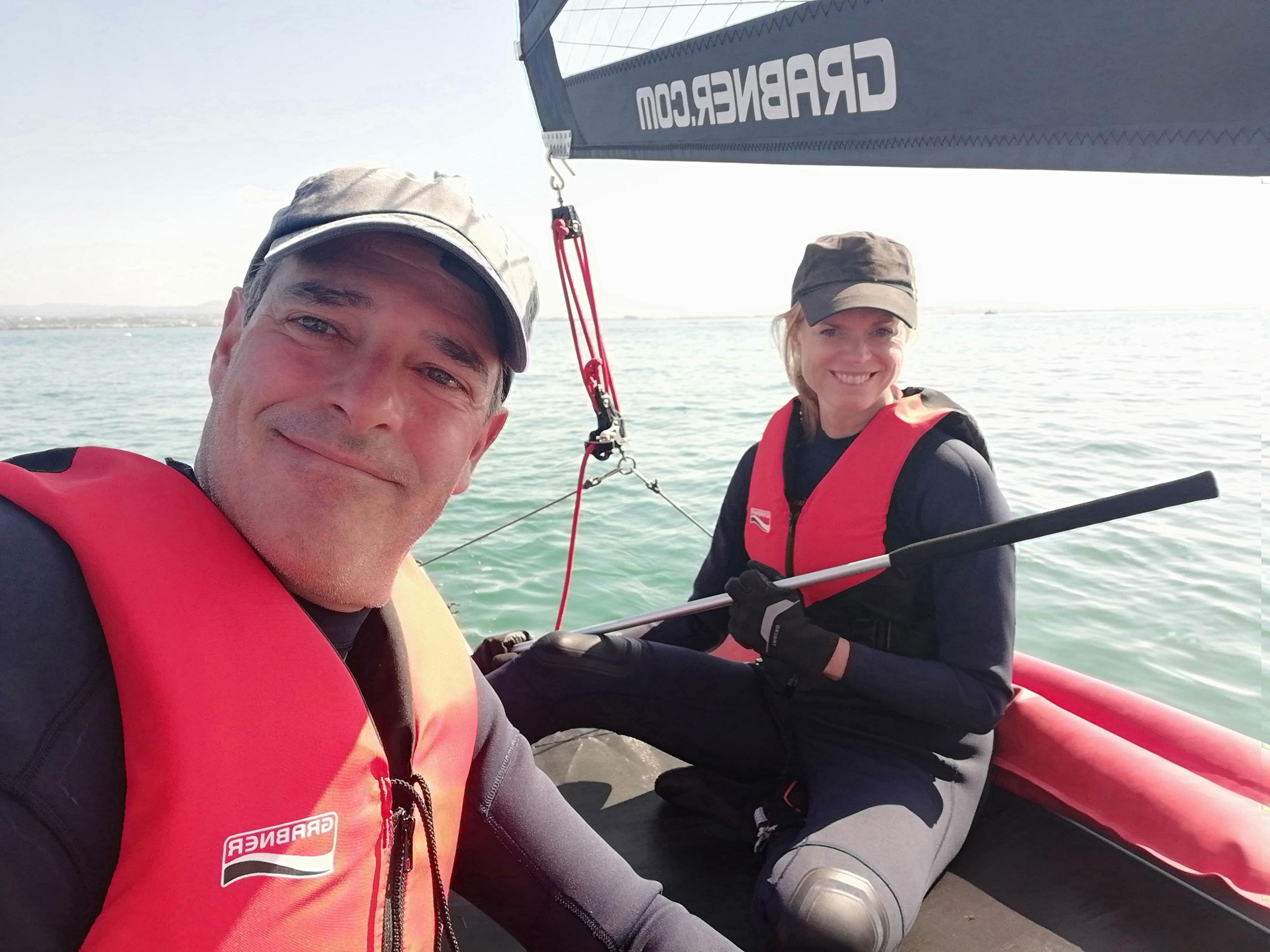 Olhao: Segeltour auf einem kleinen Katamaran auf der Ria Formosa