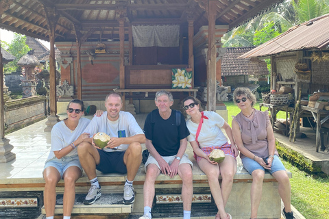 Ubud: Downhill-cykeltur med risfält, vulkan och måltidPrivat grupp