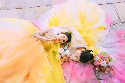 Seoul, Korea Traditionell koreansk klädsel Hanbok Rental4 timmars hyra av hanbok för grundläggande/tema