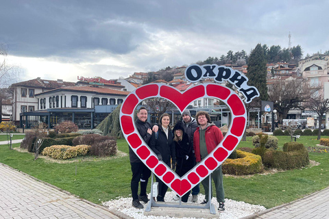 Au départ de Tirana, excursion d'une journée à Ohrid (Macédoine du Nord)