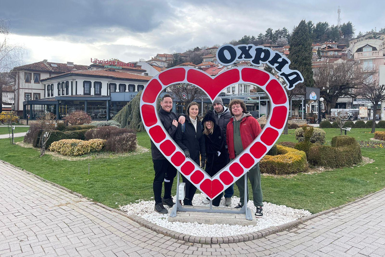 Desde Tirana; Excursión de un día a Ohrid, Macedonia del Norte