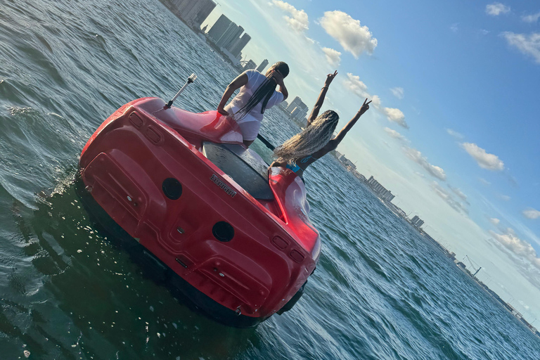 Miami: Biscayne Bay Jet Ski Experience with Free Boat Ride