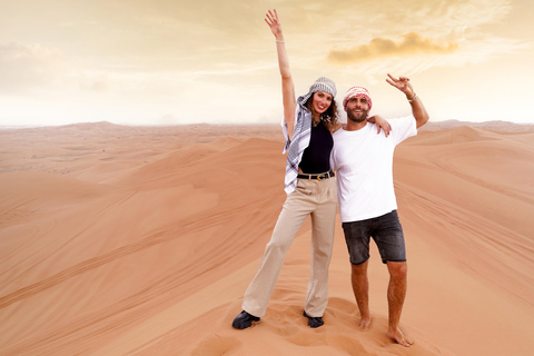 Dubai Desert Adventure: Red Dunes Guided Quad/Polaris &amp; BBQClassic Desert Adventure