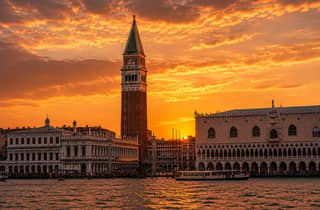 Tour bei Sonnenuntergang in Venedig
