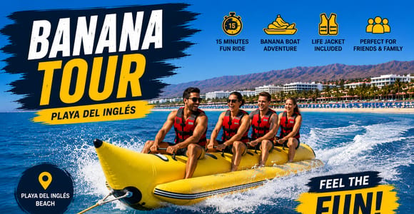 Gran Canaria: Playa del Inglés Banana Boat Ride