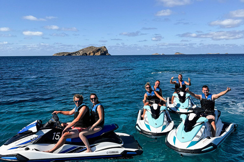 Jet Ski Trip zur Cala Comte von San Antonio aus