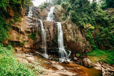 Sri Lanka central: visite des chutes de Ramboda et de l'usine de thé