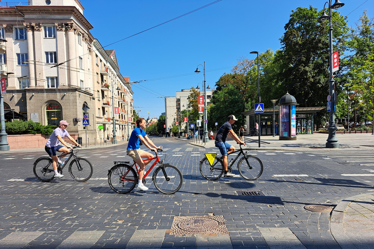 Vilnius: stadsfietstocht door Vilnius Hoogtepunten