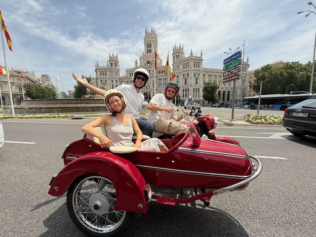 Madrid by Sidecar: The Ultimate Private Sidecar Tour (2 Hrs)