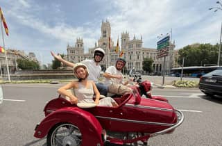 Madrid im Beiwagen: Die ultimative private Beiwagentour (2 Std.)