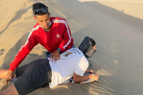 Von Ica: Dünenbuggy bei Sonnenuntergang &amp; Sandoboarding