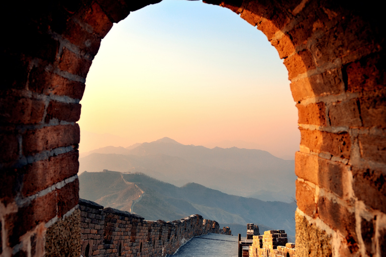 Pekín：Boleto a la Gran Muralla de Mutianyu（Incluye la opción del teleférico）Ticket de entrada + Transporte AM dentro de la zona panorámica(07:30-12:00)