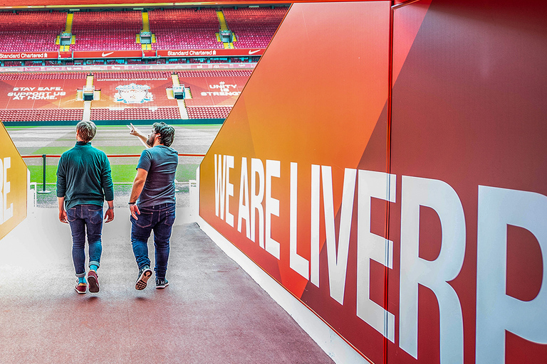 Liverpool - Liverpool Football Club Rundtur på Liverpool Football Club Museum och Stadium