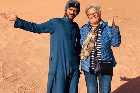 Wadi Rum woestijn: Halfdaagse tour per jeep (ochtend of zonsondergang)