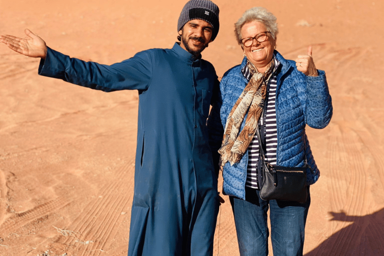 Wadi Rum woestijn: Halfdaagse tour per jeep (ochtend of zonsondergang)