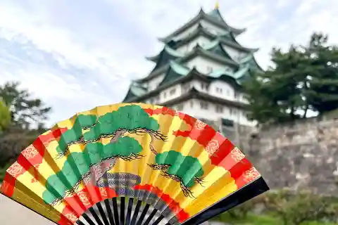 名古屋：名古屋城見学と扇子体験