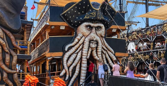 Alanya: Pirate Boat Trip with Lunch & Free Soft Drinks