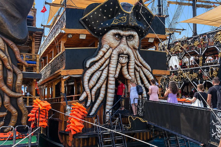Alanya: Pirate Boat Trip with Lunch & Free Soft Drinks Soft Drinks, Lunch & Transfer