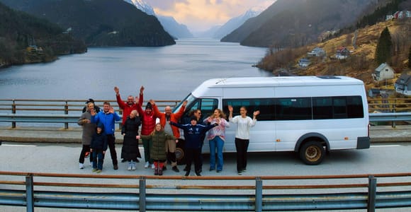 From Bergen: Golden Circle Minibus Tour of Fjords & Falls