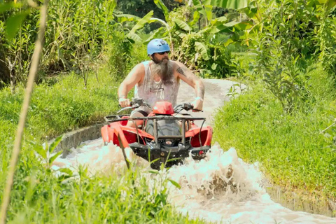 Ubud: Quad ATV Gorilla Cave, Legong Tunnel & Mud Adventure Single ATV - 50 Minutes (Meeting Point)