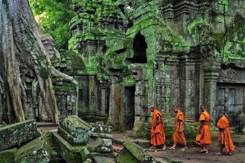 Privé Siem Reap 2-daagse tour Angkor Wat en drijvend dorp