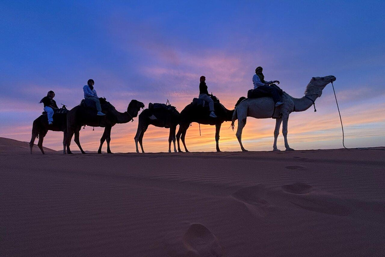 Marrakech or Fes: 4-Day Desert Tour to Erg Chebbi Dunes 4D3N Desert Tour Fez to Marrakech (Luxury Accommodations)