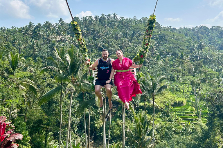 Ubud Waterfall, Temple, Rice Terrace & Art with Transfers