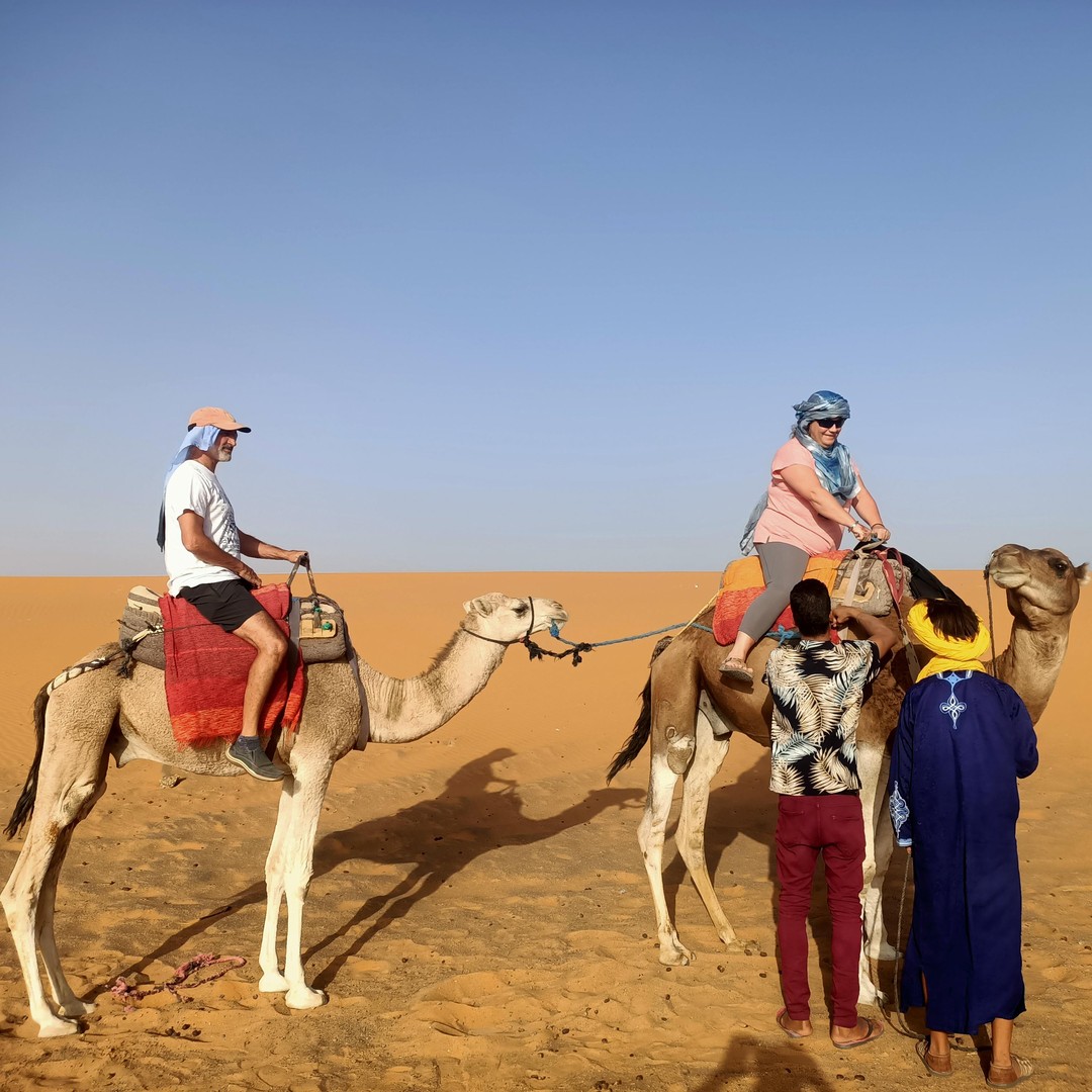 De Fès à Marrakech : Expérience de 3 jours dans le désert du Sahara à Merzouga - quad