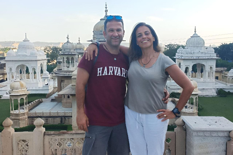 Jaipur : Marché aux fleurs, Fort d&#039;Amber, Temple des singes et visite de la villeVisite guidée sans guide