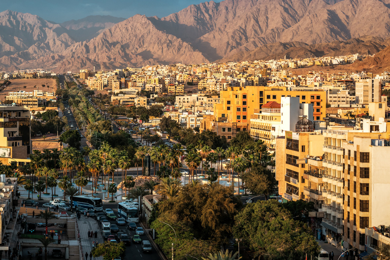 Aqaba: Privat stadsvandring med bil i 2 timmar