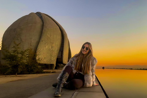 Santiago: Privétour naar Aquitania Wijnmakerij en Bahá&#039;í Tempel