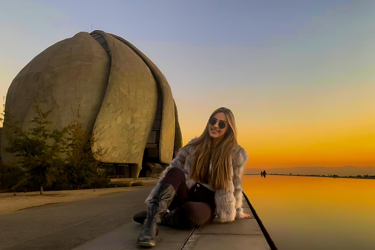 Santiago: Privétour naar Aquitania Wijnmakerij en Bahá&#039;í Tempel