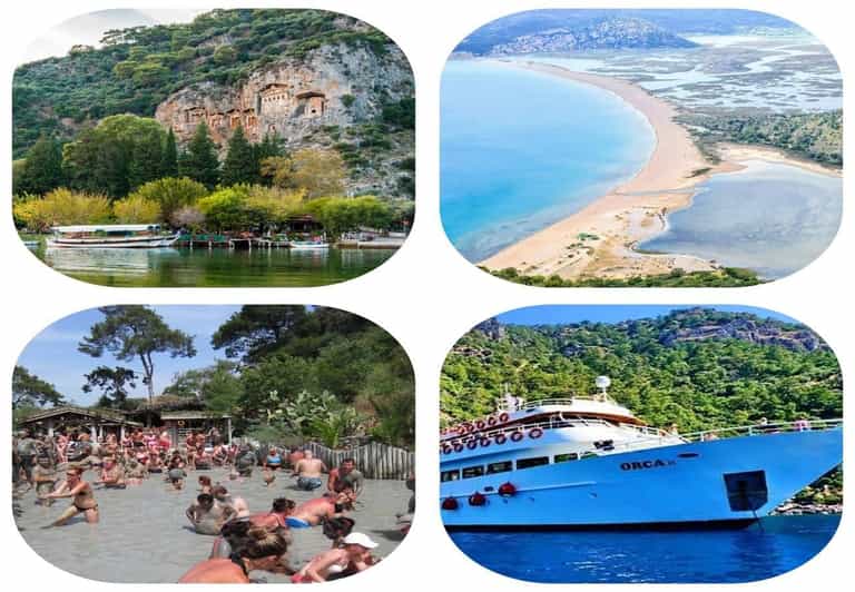 From Marmaris : Dalyan and Iztuzu Beach Tour By Orca Boat