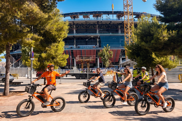 Barcelona: City Highlights and Camp Nou Guided E-Bike Tour Shared Small-Group E-Bike Tour