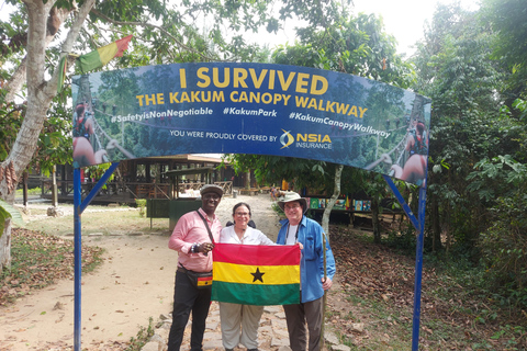 Park Narodowy Kakum, zamek Elmina i zamek Cape Coast