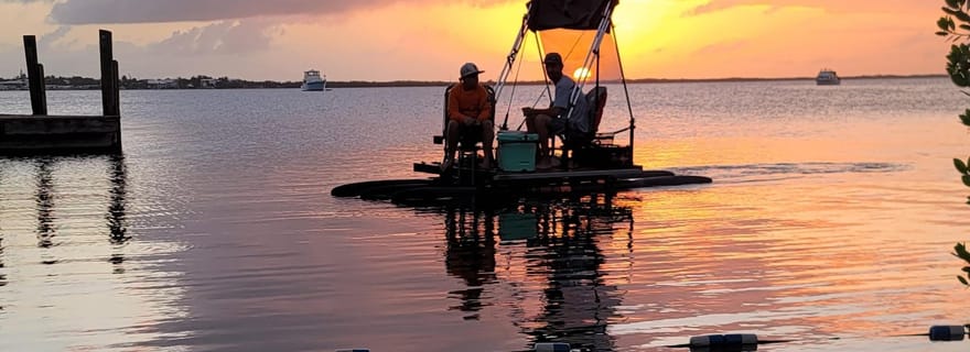 Key Largo : excursion au coucher du soleil – mini ponton + plage