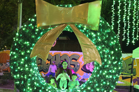 Medellin: City Christmas Lights Tour in a Themed Vehicle